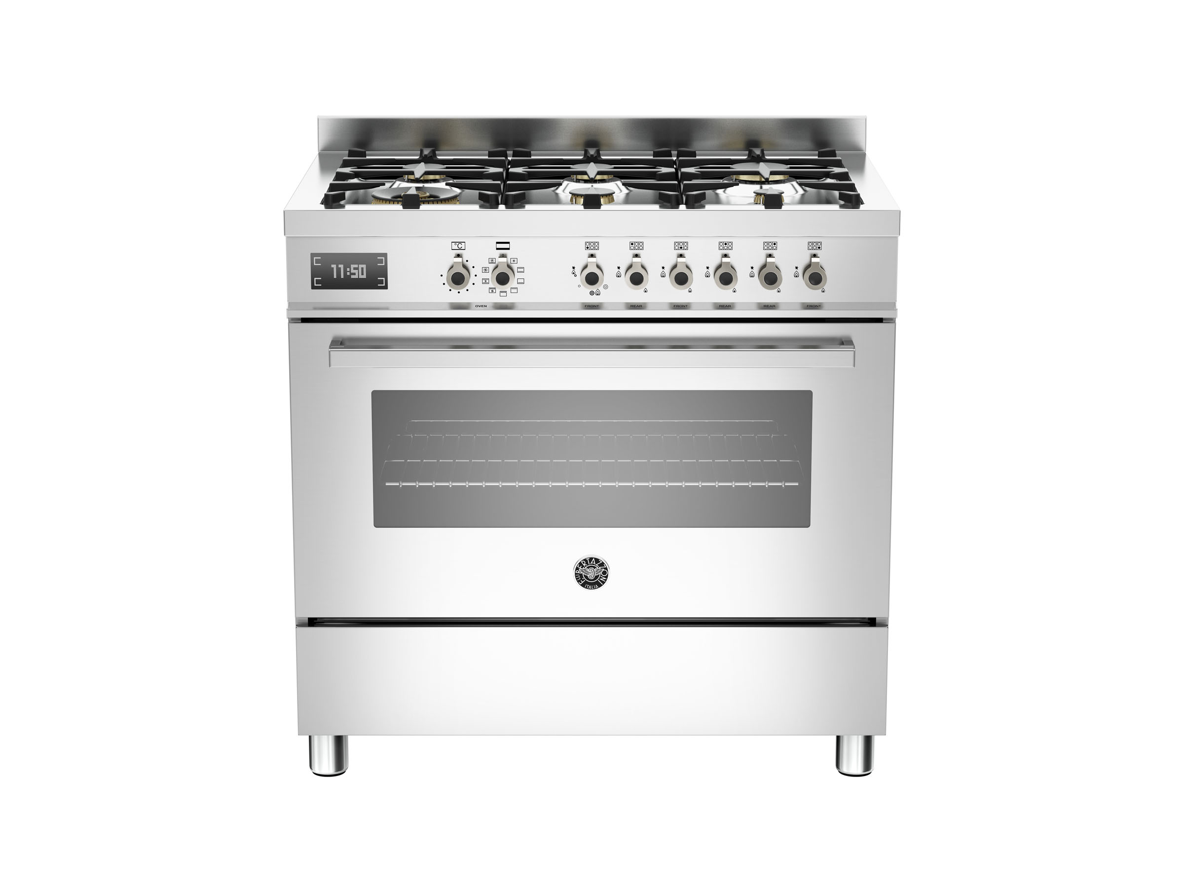 90 cm 6Burner, Electric Oven Bertazzoni